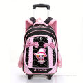 Cheap promotional kids kids school bag with wheels.OEM orders are welcome.